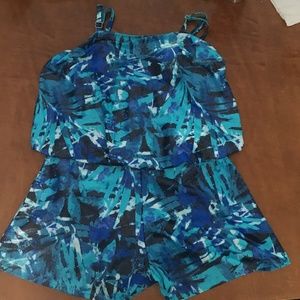 St. Tropez One Piece Romper Swimwear NWT Size 12